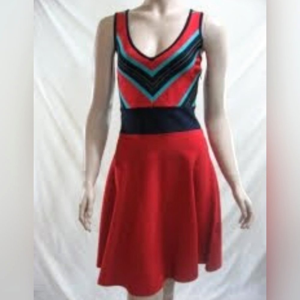 Z Spoke Zac Posen Cardinal Dress, Size Medium